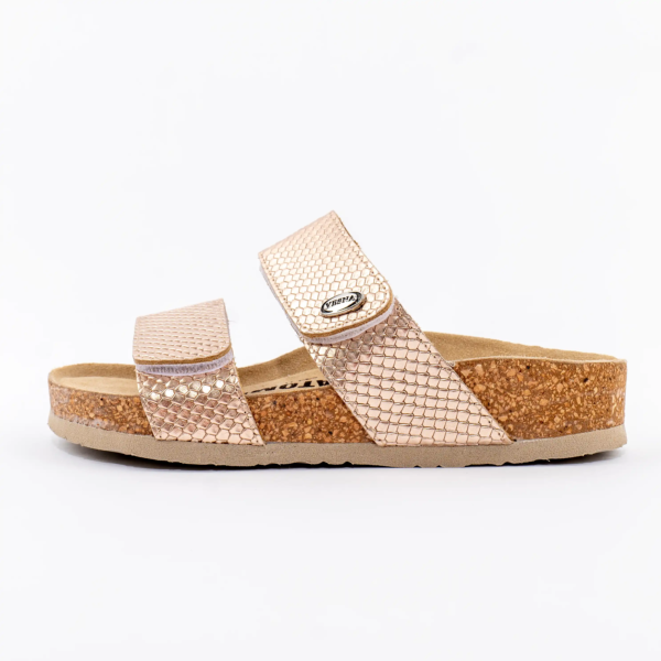 Luna anatomske papuče - Metal Roze