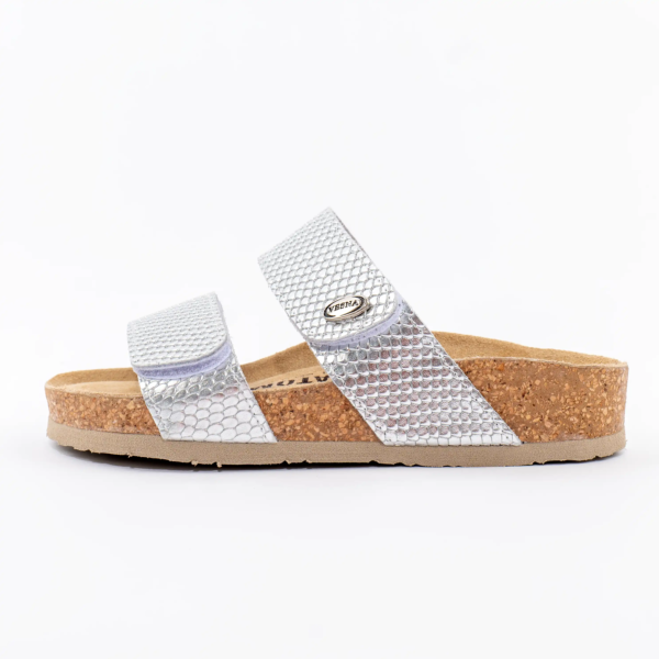 Luna anatomske papuče - Srebrne