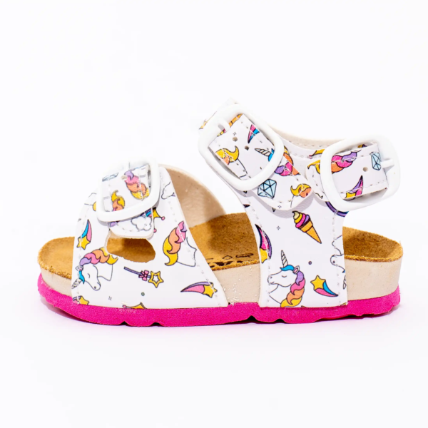Dečije anatomske sandale 270 - Jednorog Beli
