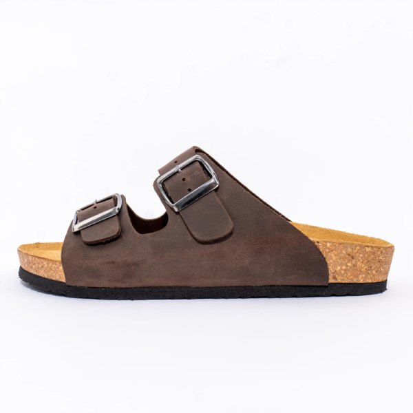 Liam muške anatomske papuče - Braon