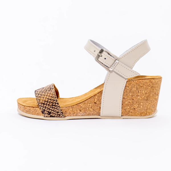 Mia anatomske sandale - Zmija Bež