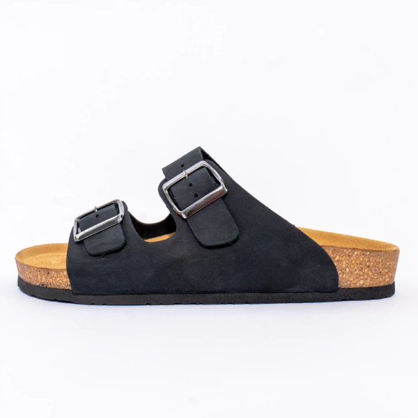 Liam muške anatomske papuče - Crne