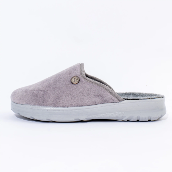 Muške sobne papuče - Pliš Sive