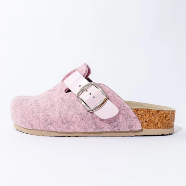 Como ženske sobne klompe - Roze