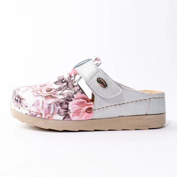Vera Ženske klompe - Cvetno sive