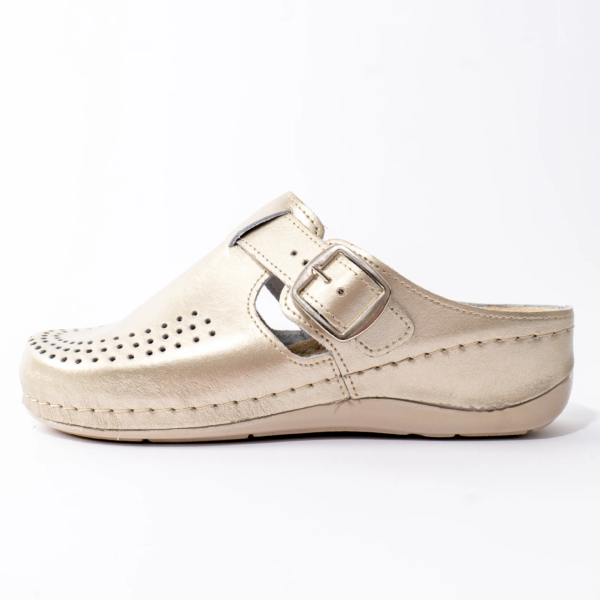 Melisa ženske klompe - Zlatne