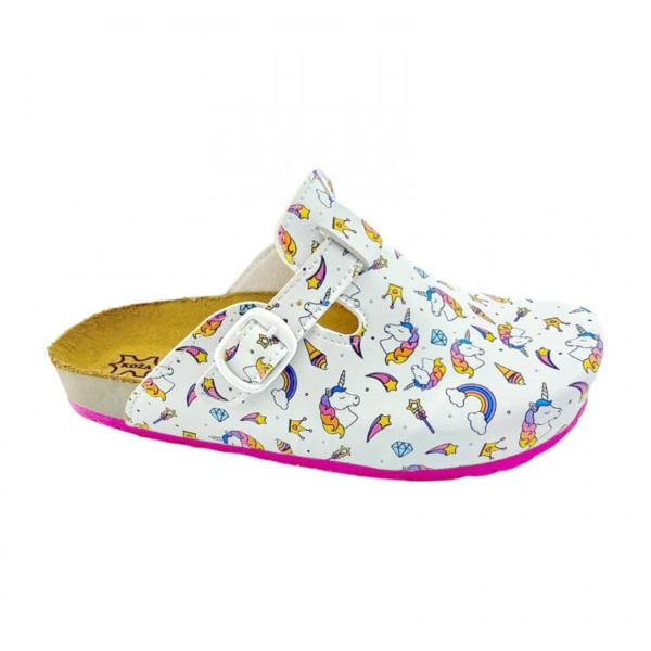 Dečije anatomske klompe 136 - Beli jednorog