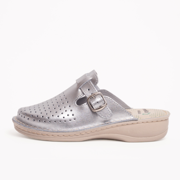 Medical ženske klompe 168 - Srebrne