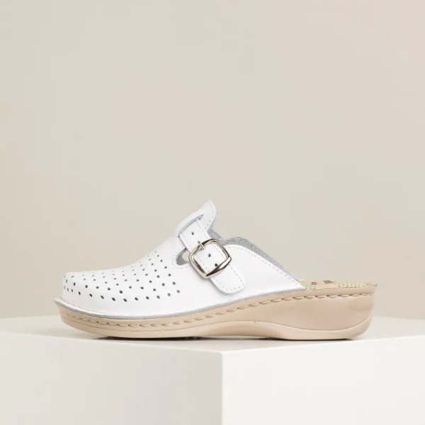 Medical ženske klompe 168 - Bele