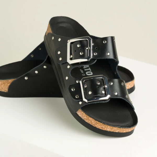 Norra anatomske papuče 462 - Noir Silver