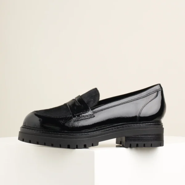 Elegantne zenske mokasine 49604 - Crna